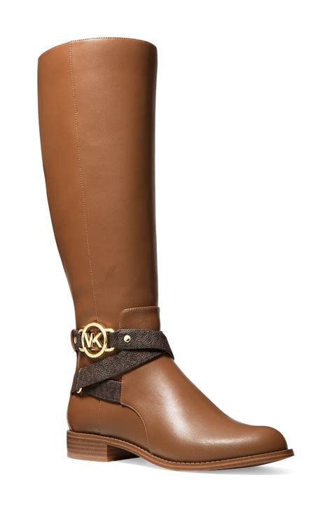 michael kors knee high boot|michael kors lace up boots.